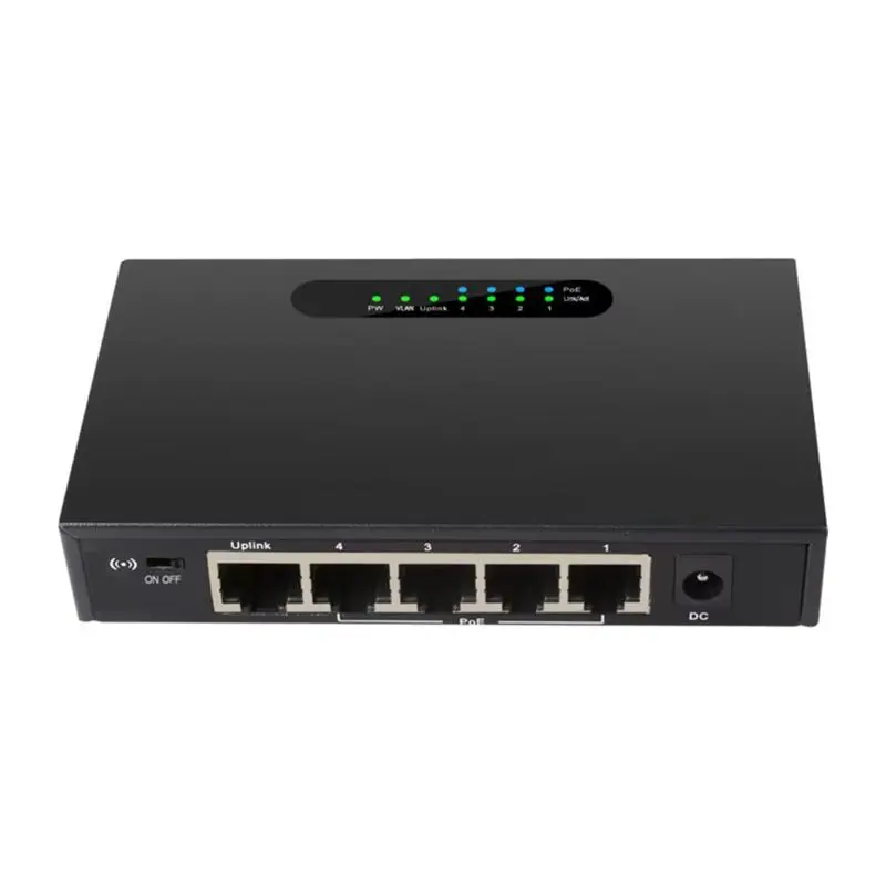 AB97-RJ45 이더넷 Poe 스위치 데스크탑 이더넷 네트워크 스위치