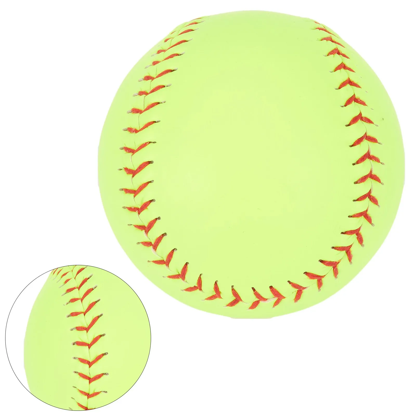 1pc Softball 12-Inch Sports Practice Softball Official Size Weight Unmarked Training Ball PVC Cover Softballs Accessories