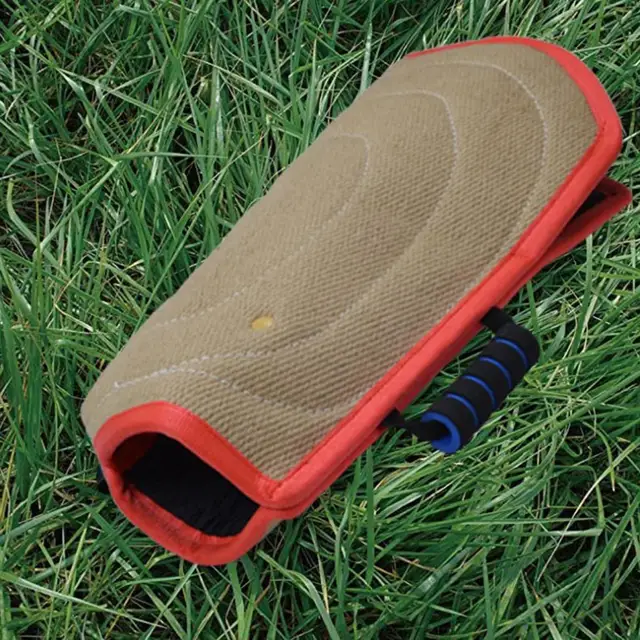 Manicotto Protettivo Anti-Morso Per Cani - In Iuta Con Doppia Impugnatura - Addestramento Professionale - Foto 9