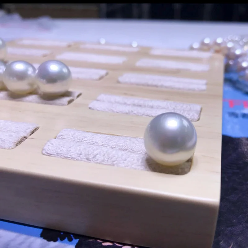 Huge Charming 13mm Natural Sea Genuine White Round Good Luster Jewelry Loose Pearl Natural Fashion Jewelry