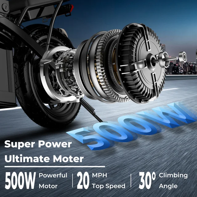 Folding Electric Bike 500W 2