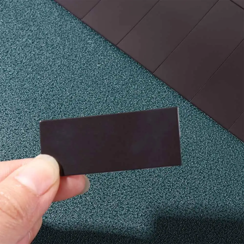 자기 접착 자석 칠판 스티커, 휴대용 직사각형 유연한 DIY 자석 스티커, 블랙 교육 보조 냉장고