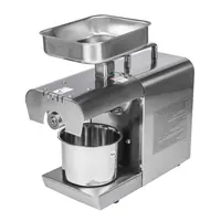 220V/110V Home Oil Press Machine Automatic Hot Cold Press Oil Machine Peanut Oil Presser Sunflower Seeds Nuts Oil Extractor 1