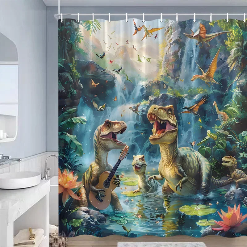 Cortina De Ducha París, Baño Vintage, 183 X 183 Cm | Meses sin interés