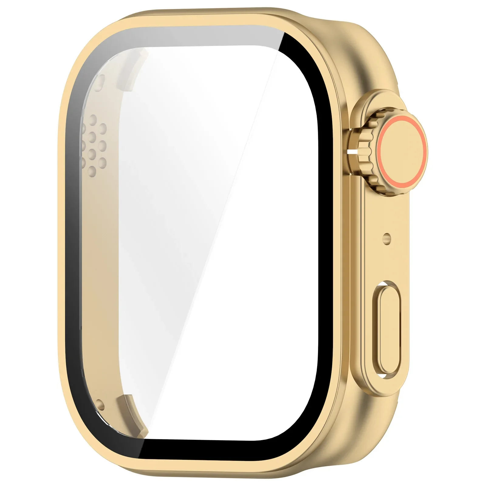 Premium Glass+PU Protective Case - Anti-Scratch Hard Cover