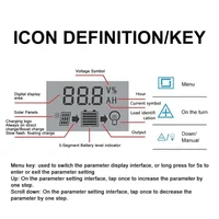 Contrôleur de Charge solaire 12v 24v 30a/20a/10a, LCD automatique, double sortie USB 5V, régulateur de déchargeur de panneau solaire photovoltaïque, Charge PV 4