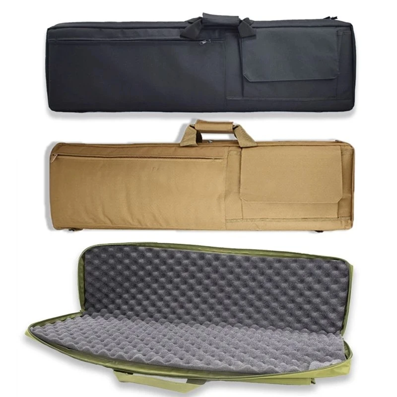 85CM/100CM attrezzatura da caccia borsa tattica per pistola da viaggio custodia per fucile da caccia custodia a tracolla Wargame con protezione in cotone