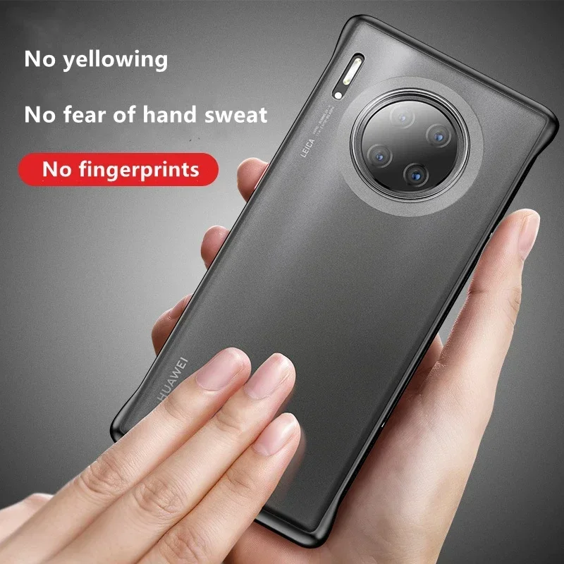 Luxury Borderless Translucent Ultra Thin Anti-Fall Shockproof Protective Phone Case