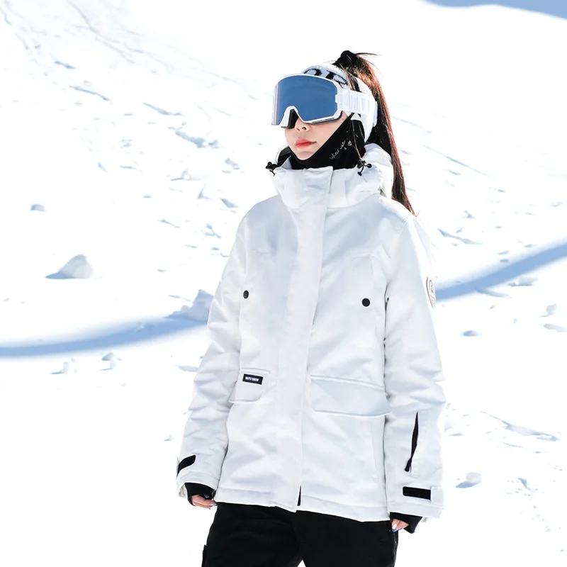 MUTUSNOW Skiing Jackets Winter Outdoor Sport Snow Tops Breathable Waterproof Women's Ski Jacket Snowboard Cotton Coat