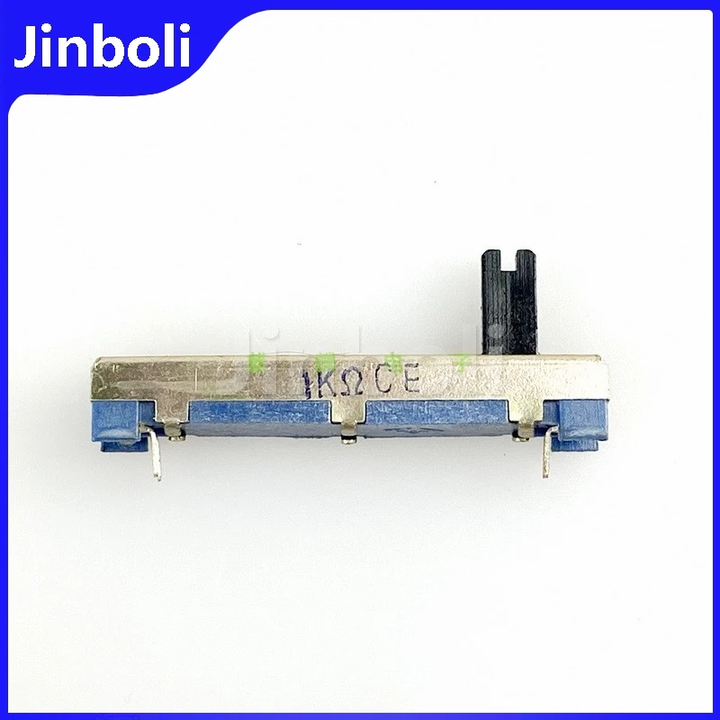3PCS 46mm C1K 3-pin Single Sliding potentiometer Dimming fader Sliding Stroke 30mm 1K&Omega;CE