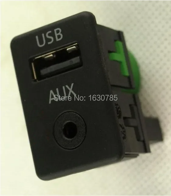 Original OEM Aux usb input adapter changer switch plug For VW Passat B6 ...