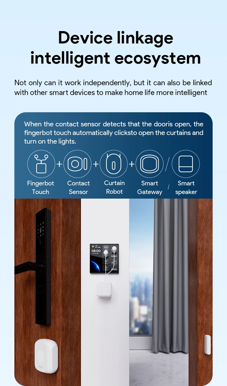 Tuya Fingerbot Touch Screens Bluetooth Wireless Touch Switch Robot Remoter Work