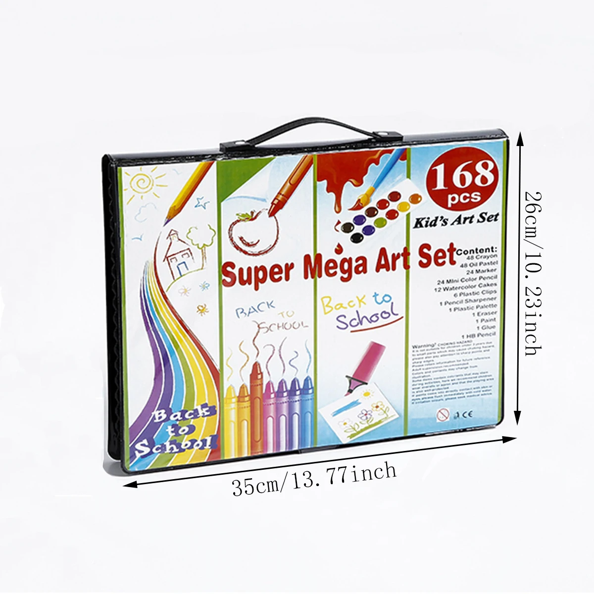 Set of 168 colored double marker pens colored pencils watercolor art markers