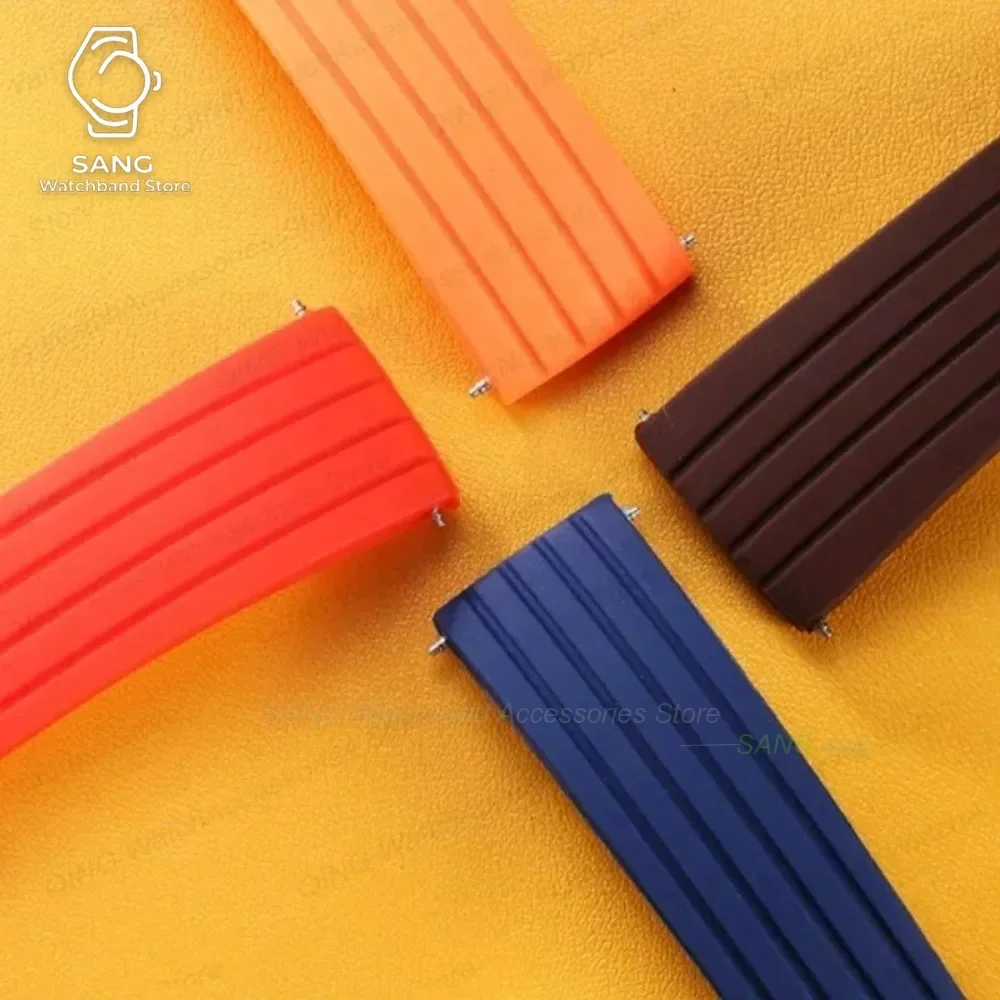 Versatile Silicone Watchband with Quick Release Strap