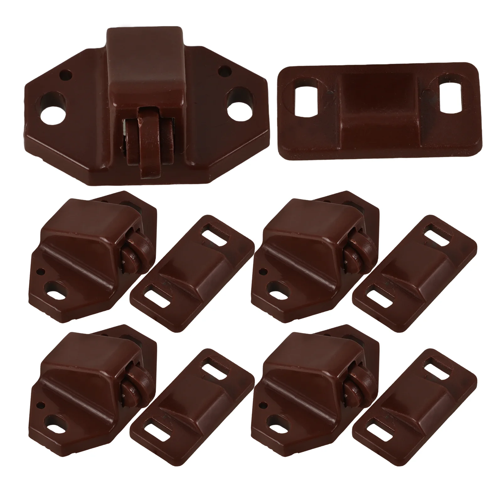 20 Pcs bead door clip buckle screen latches and catches ball cabinet plastic for interior doors roller shutter closer door catches