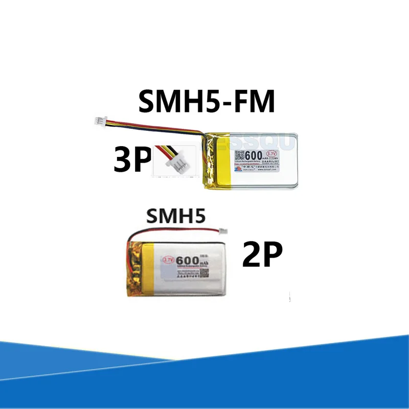 Originale Sostituisce La Batteria Da 600Mah Per Sena Smh5 Smh5-Fm Casco Da Moto Auricolare Bluetooth Cuffie Batterie Akku