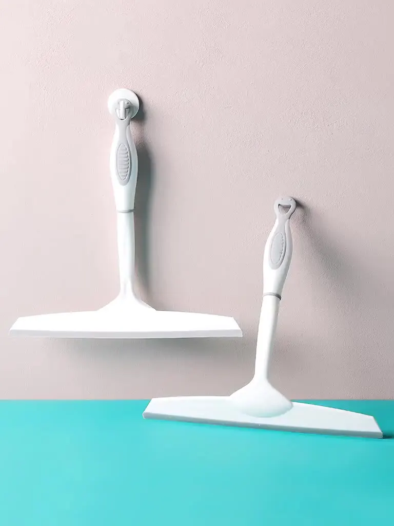 Raclette De Douche Et Sol CLEANHOME – Longueur Réglable 27 à 53 Pouces, Tête Pivotante, Matériau EVA Accessoire Ménage Pratique Durable