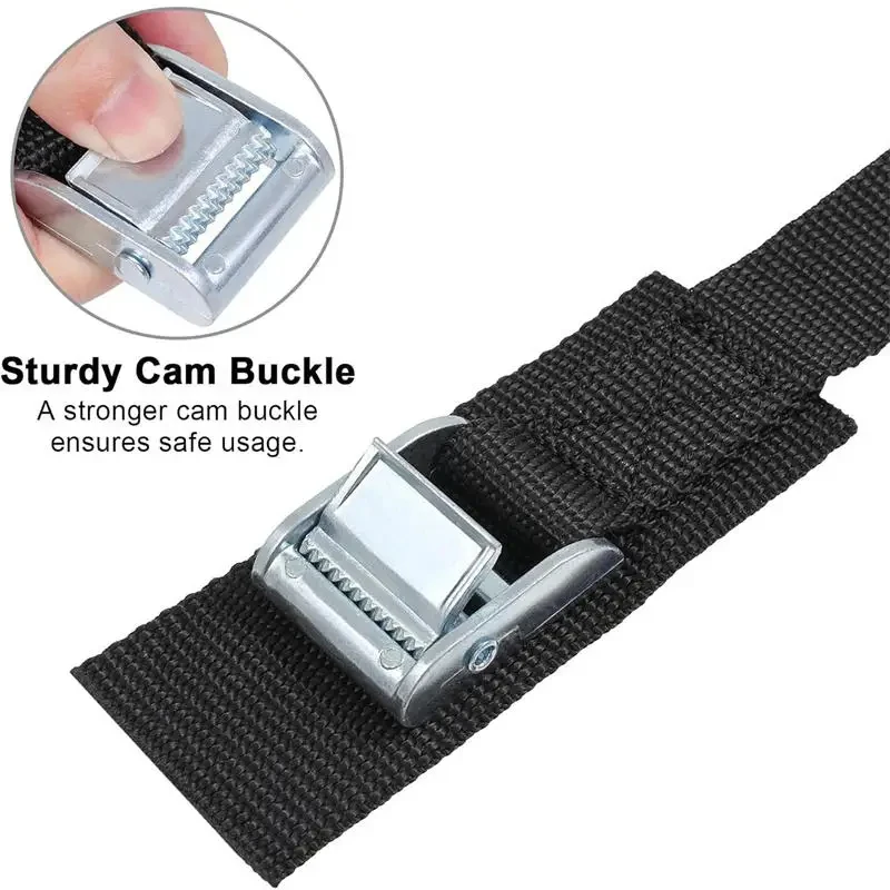 Buckle Tie-Down Belt Cargo Straps for Car Truck Motorcycle Bike Tow Rope Binding Belt Auto Luggage Bag Fixed Strap