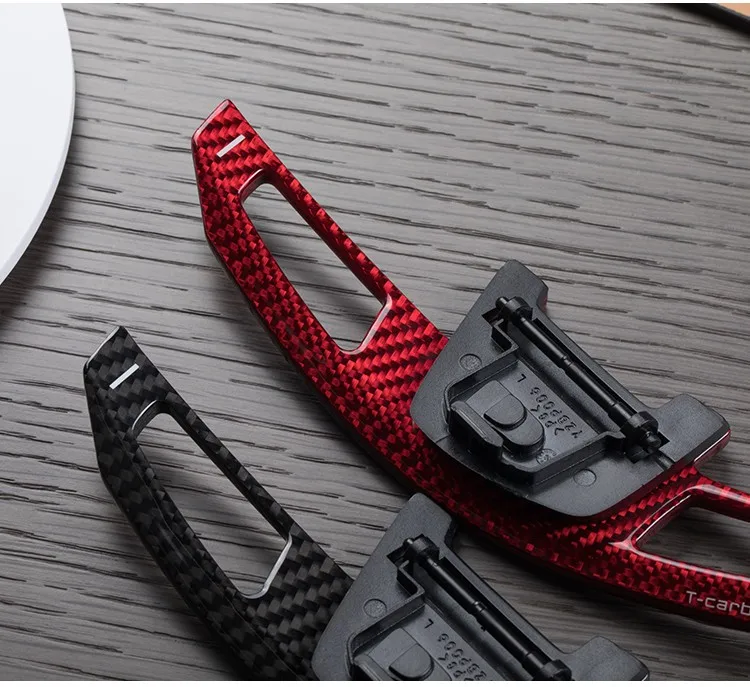 Carbon Fiber Paddle Shift For Golf 7 MK7 T-carbon Shift Paddles Replacement Type Car Steering Wheel Paddle Shifter