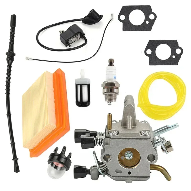 Carburetor Kit For Stihl FS120 FS200 FS250 FS250R FS300 FS350 Trimmer ...