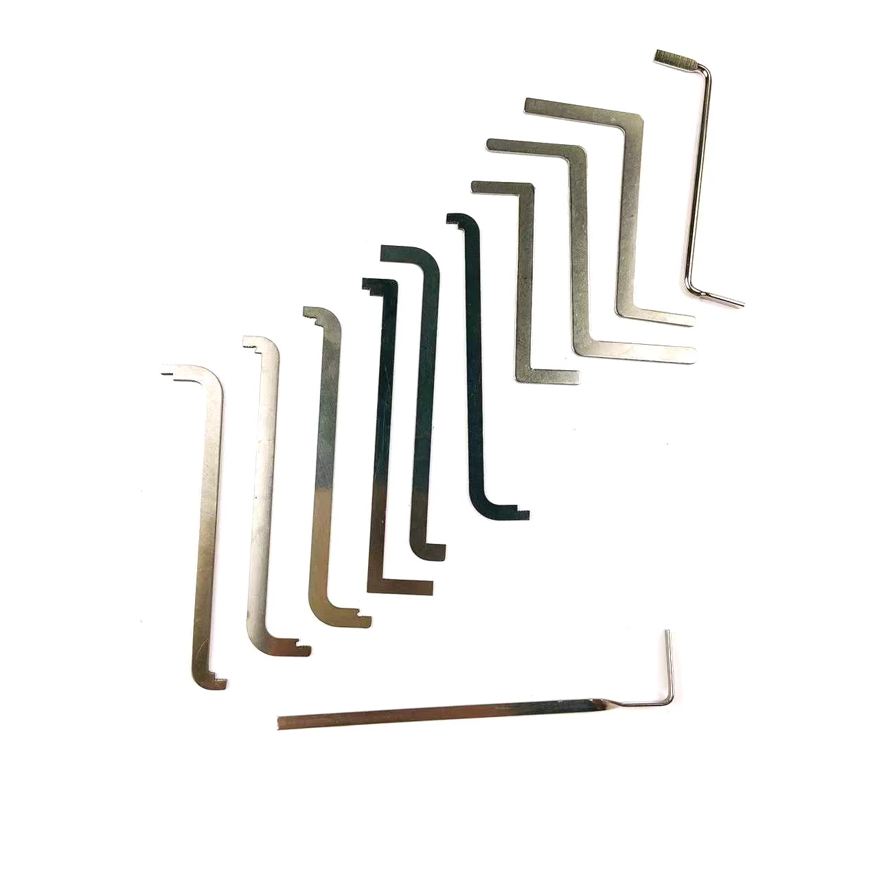 6 pieces/11 pieces Lock Tension Wrench Replacement Turning Tool Locksmith Pick Tool locksmith tools locksmith extractor tools lock pick tools lock pick set lock repair tool