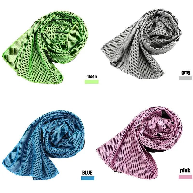 

Quick Dry Towel Heatstroke Prevention Cooling Gym Yoga Cold Washcloth Outdoor Cycling Running Football Basketball Sport Towels