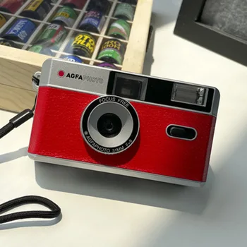 Cassic New Agfa Camera, fotocamera a pellicola retrò Non usa e getta, Film Fool con Flash 135 Point e Shoot Film Camera per i viaggi