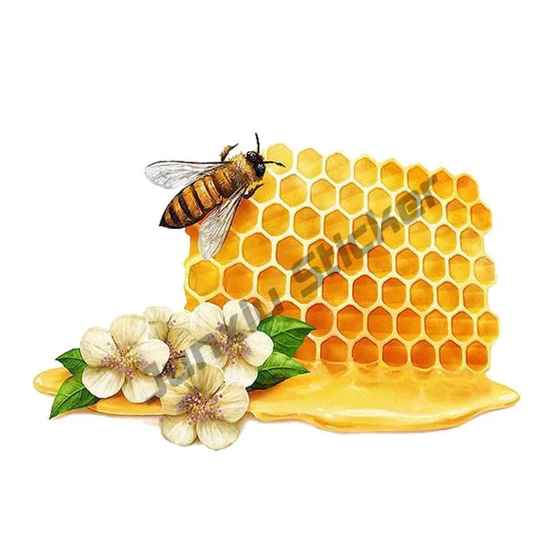 

Delicious Honey Car Stickers and Decals Funny Cover Scratches Decoration Bodywork Windshield Sunscreen Suv Car Wrap KK15cm