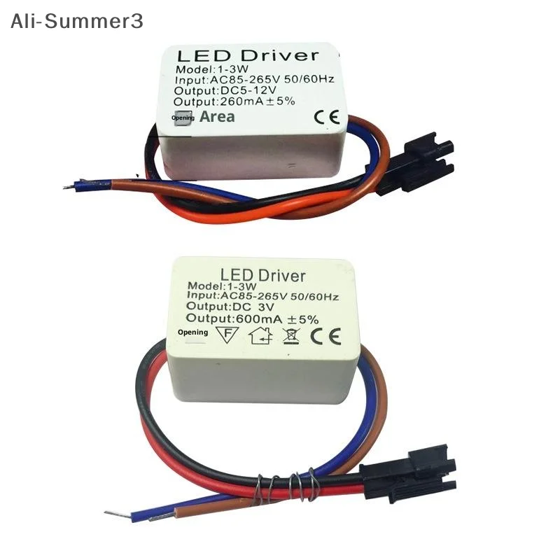 1개 1-3W 3-5W 4-7W 8-12W 12-18W 18-24W 절연형 LED 드라이버 전원 공급 장치 조정 가능한 정전압 260mA 조명 변압기