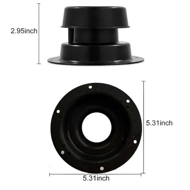 Tappo Ventilazione Tetto Camper A Fungo | Ricambio Impermeabile Universale Per Camper E Van - Plastica ABS Resistente - Foto 6