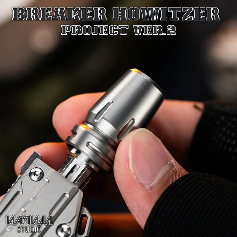 EDC Saboteur Revolver Flip Push Slider Gun Decompression Fidget Spinner Stress Relief Titanium Alloy Fingertip Ratchet Gyro Toy fidget toy,sensory fidget toy,anti stress toy,finger sensory toy,fingertip gyroscope toy