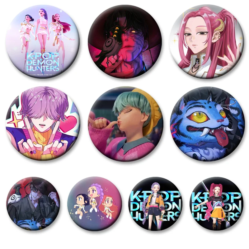 Badges Anime 5 Pièces - Broches Métal Personnages Mignons - Pour Cosplay, Collection, Décoration Sac/vêtement