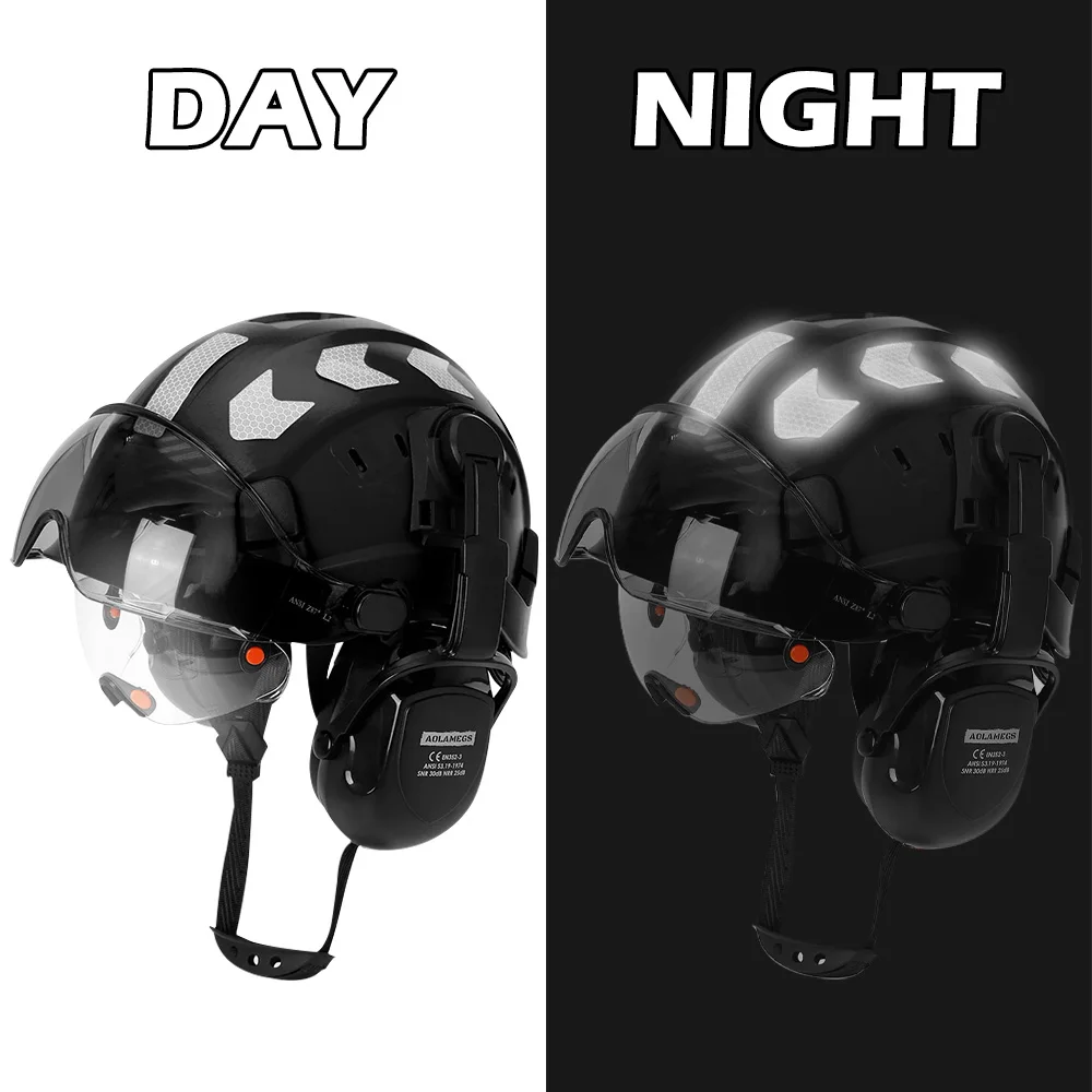 Safety Helmet Tactical Helmet Garden Trimmer Helmet 10-50Pcs Reflective Stickers for Night Working Safe Driving Motorcycle Car