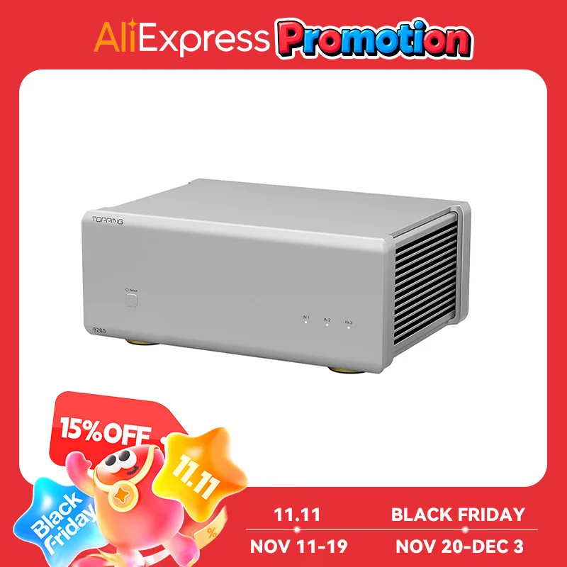 Topping モノラルパワーアンプ B200 2台セット