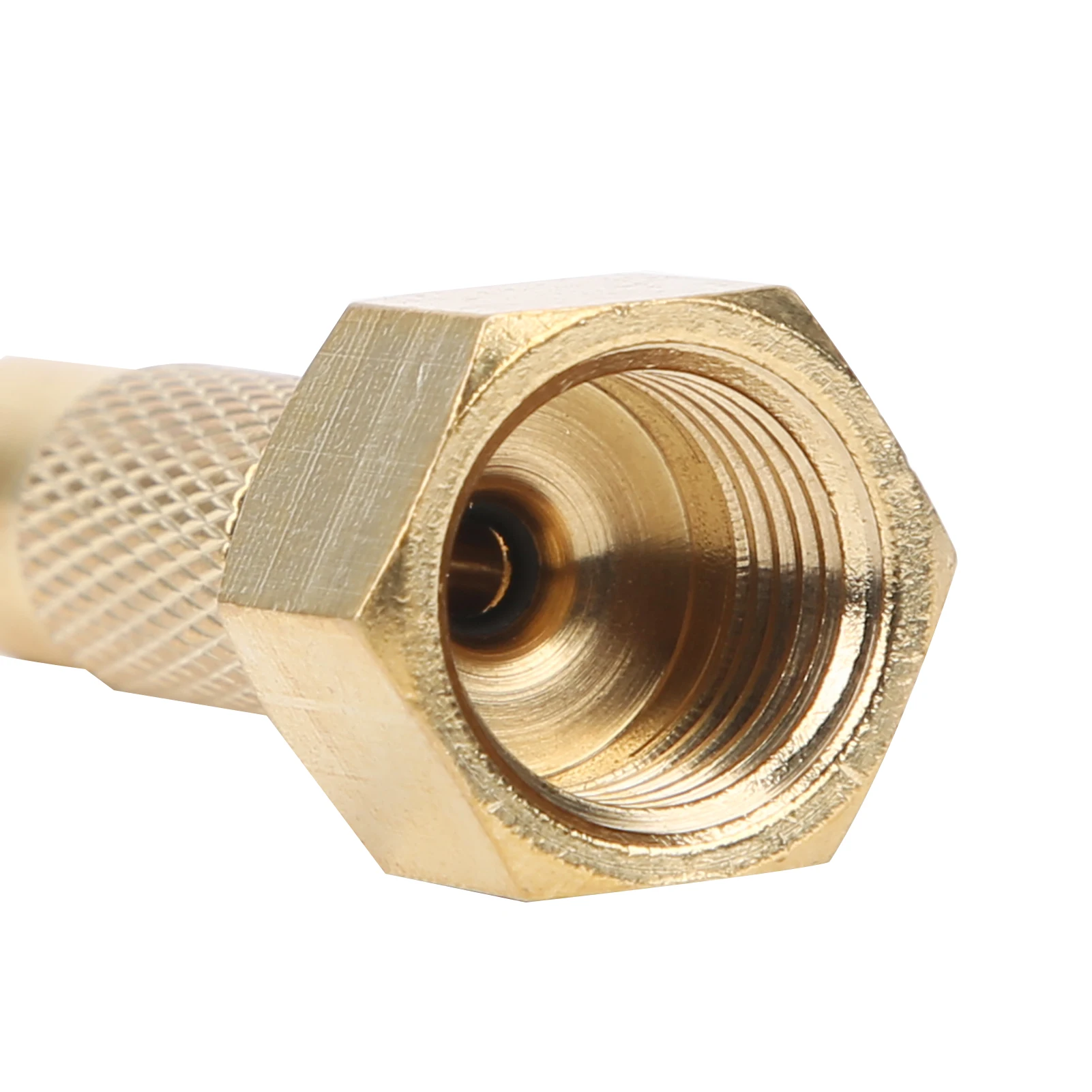 Brass Ball Valve High Strength Large Bore Locking on Function Brass Tyre Inflation Valve for Motorcycle for Car