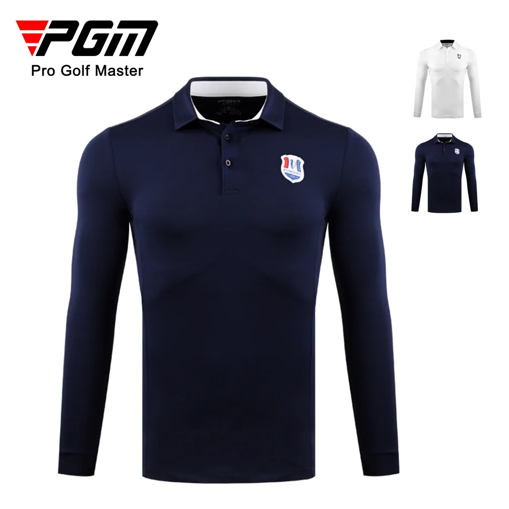 PGM golf clothing men's autumn and winter long sleeved t shirt sports