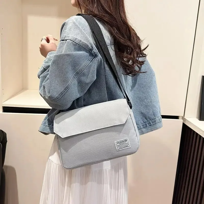 Fashion Simple Shoulder Bag New Large-capacity Portable Versatile Crossbody Bag Outdoor Sports Business Trip Messenger Bag