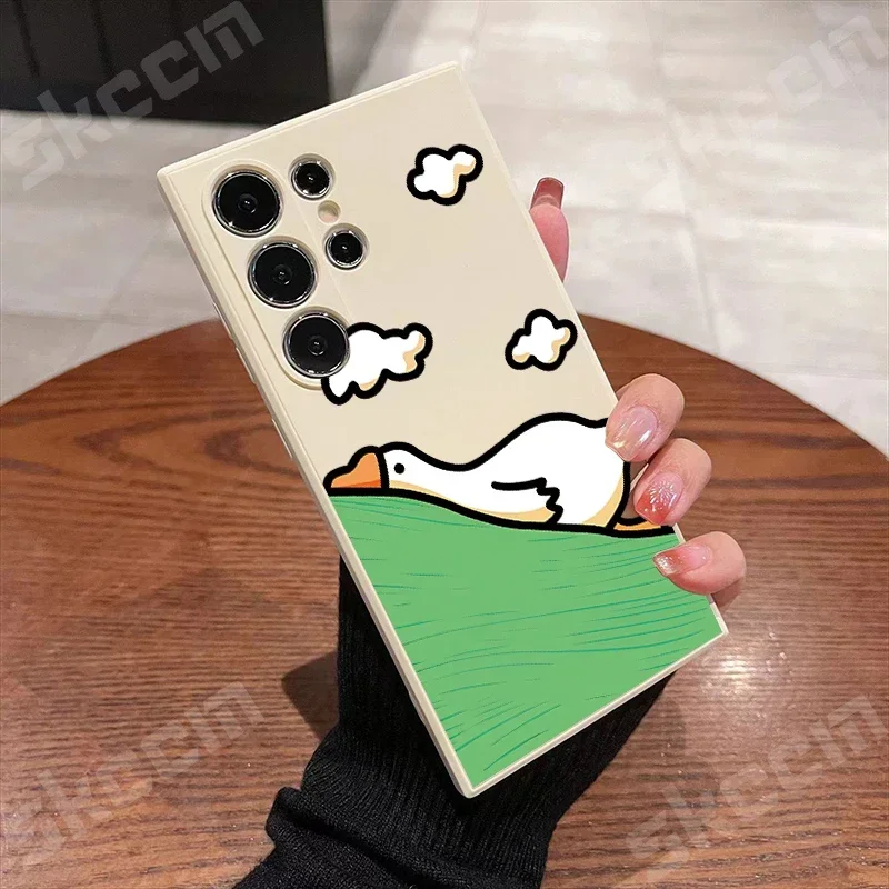 Adorable Cartoon Duck Soft Phone Case Cover