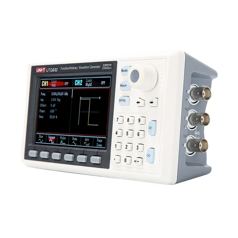 

UNI-T UTG932 30 МГц функция произвольной формы генератора сигналов двухканальный 200 MS/s 14-битный измеритель частоты