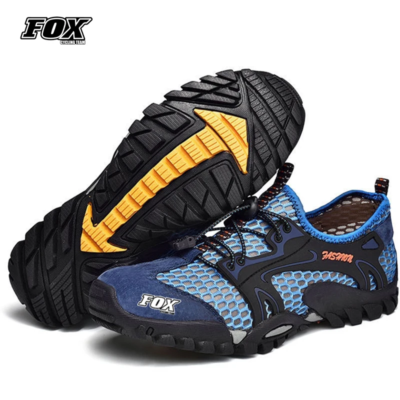 

Fox Cycling Team Men'S Mtb Shoes Bike Breathable Non Slip Sneakers Bicycle Shoes Mountain Motocross Shoes Sapatilha Ciclismo Mtb
