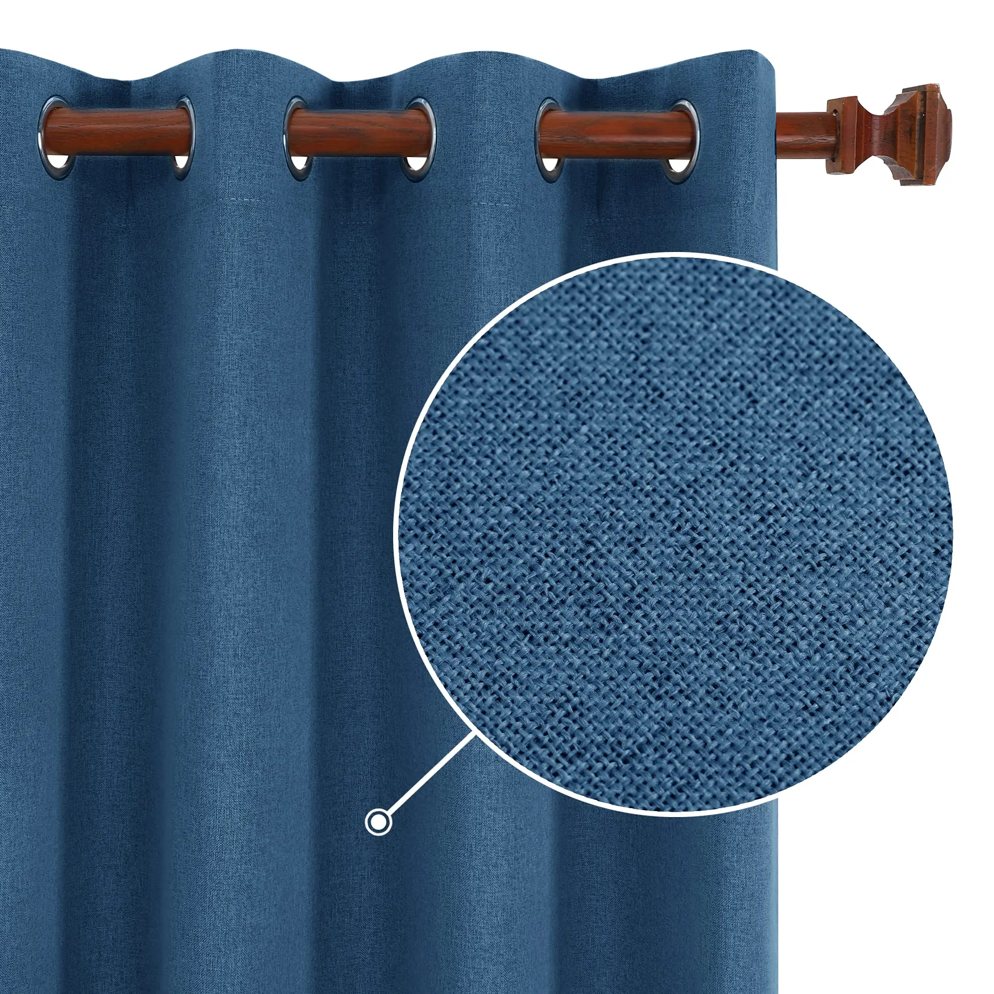 Rideaux occultants pour chambre à coucher et salon, rideaux à réduction de bruit, document solide, 310cm, recommandé, 100%