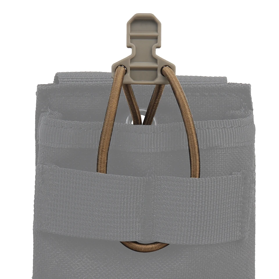 4pcs Magazine Pouch Pull Tabs - Adjustable Shock Cord Retainer For Tactical Vests