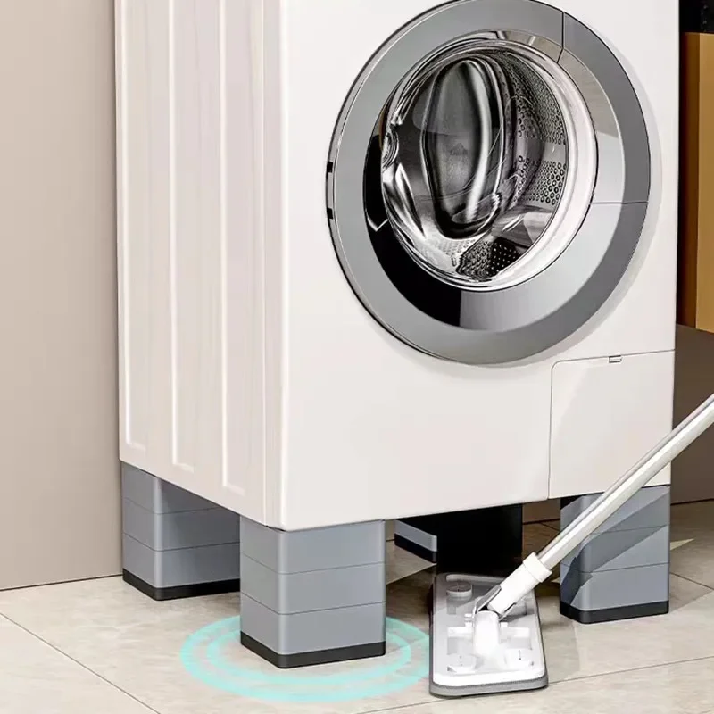 Coussinets Anti-Vibration, Machine à laver, tapis de pieds, sèche-linge,  réfrigérateur, fixe, antidérapant, meubles, Base de pied relevable, 4  pièces - AliExpress