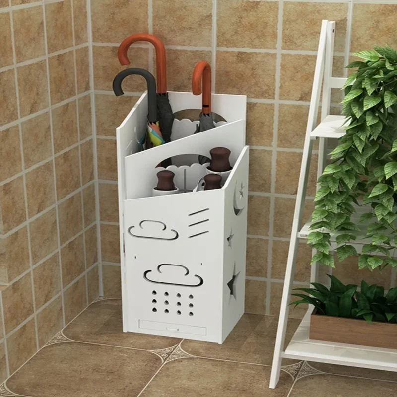 Creative Umbrella Storage Rack Home and Hotel Lobby Length Handle Umbrella Stand Classroom and Foyer Shelf