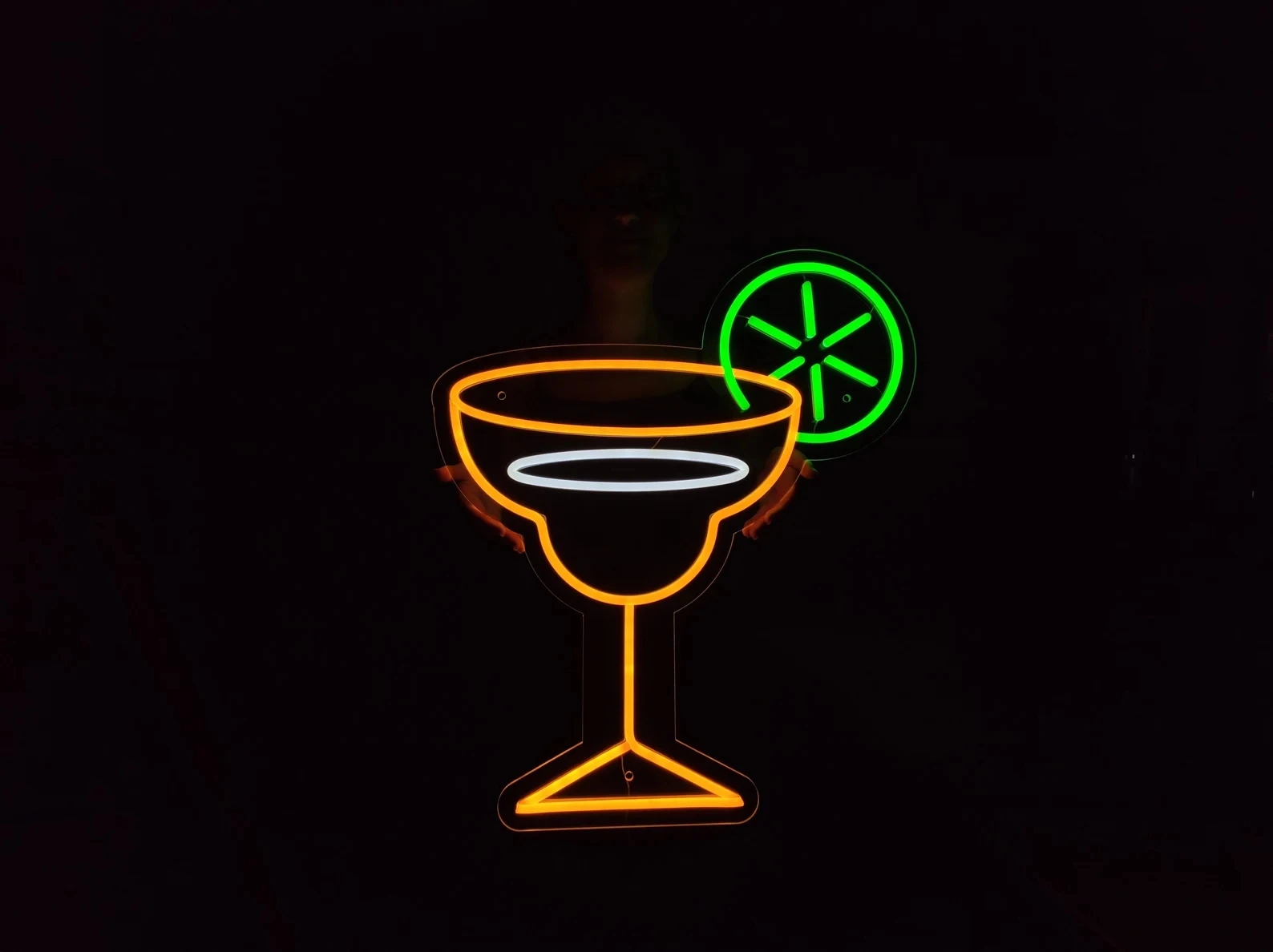 

Cocktail Neon Sign USB Powered for Room Decor, LED Neon Light Dimmable Night Light for Bar Restaurant Man Cave Wall Art