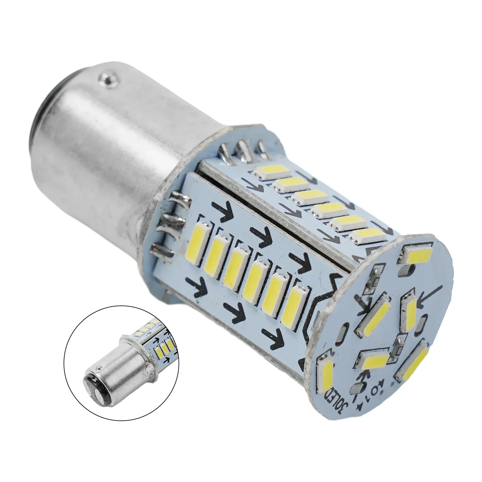 BA15D 1157 LED Light Sequential Brake And Strobe Rear Brake 12V For Auto Motorcycle Accessories