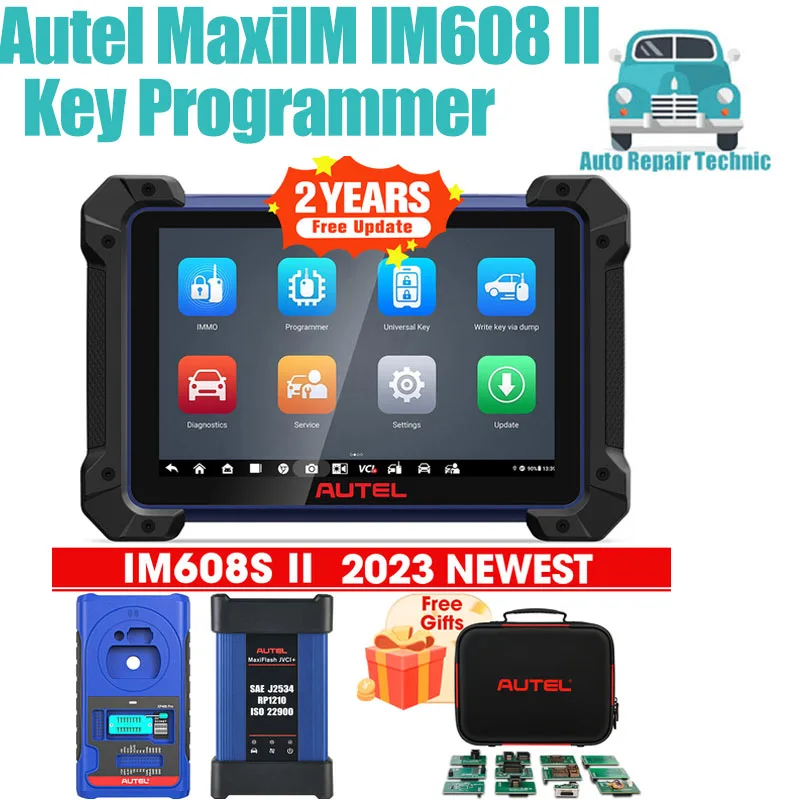 

Autel MaxiIM IM608 II IM608Pro IMMO Key Programming Tool ECU Coding OBD2 All System Diagnostic Tool 38+ Services PK IM508 IM608
