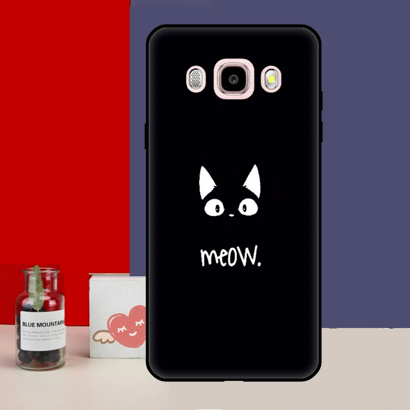Black Cat Cartoon Cute Phone Case – Stylish and Protective Cover