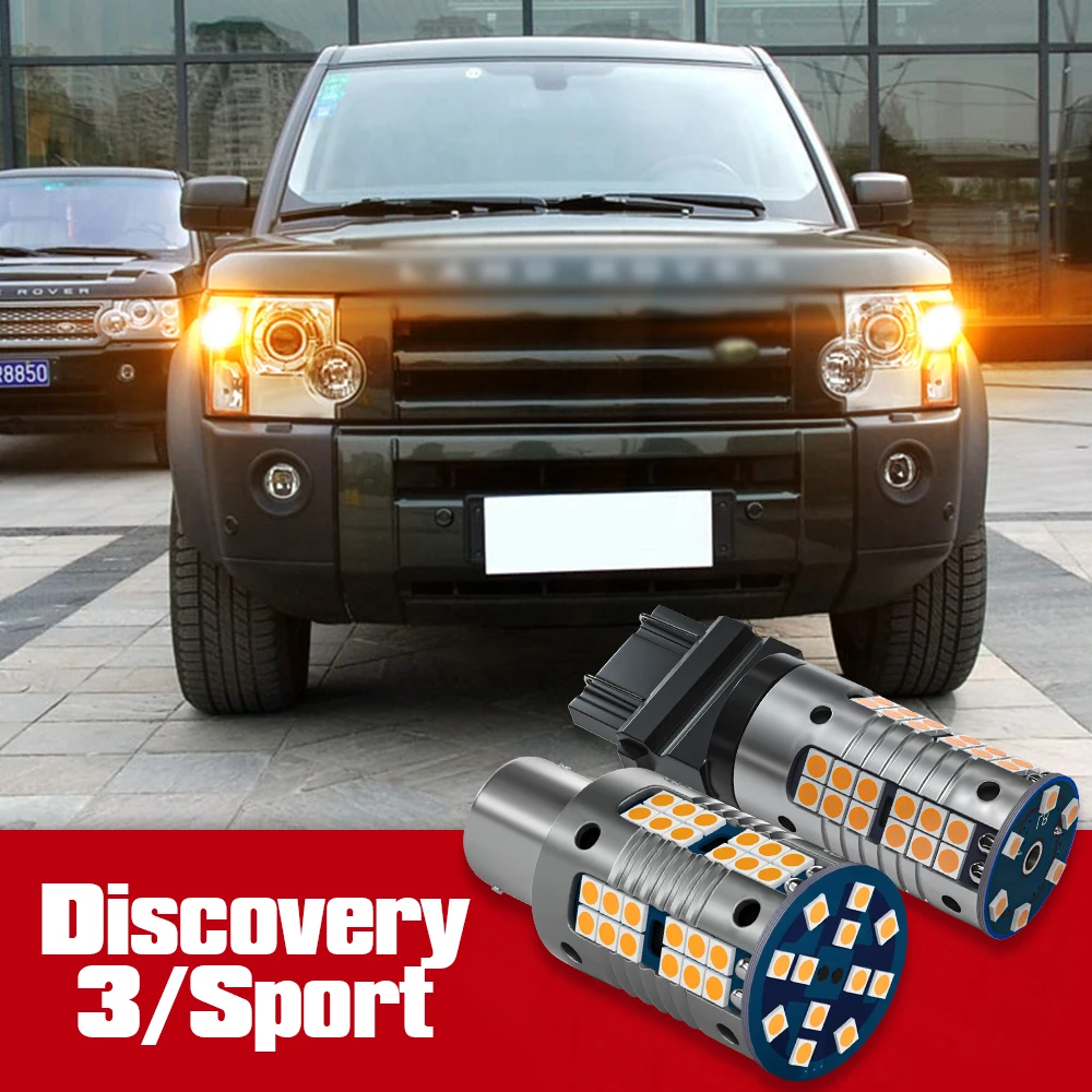 

2pcs Turn Signal Light Accessories LED Bulb Lamp For Land Rover Discovery 3 LR3 Sport 2004 2005 2006 2007 2008 2009 2015 2016