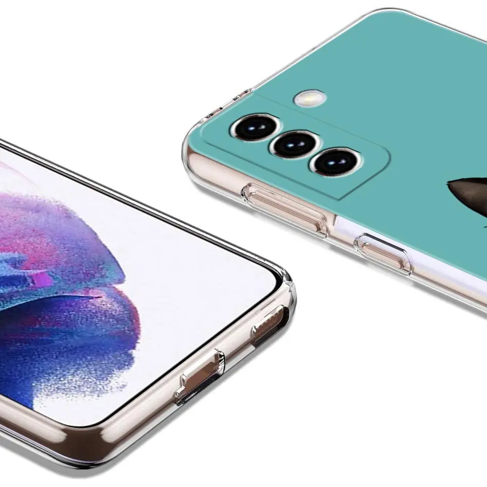 Adorable Cartoon Kitten Clear Silicone Phone Case